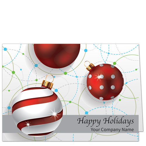 business christmas cards text