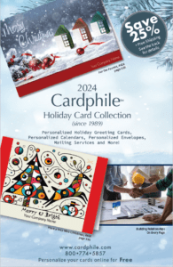 Cardphile Fall 2024 holiday card catalog cover option C